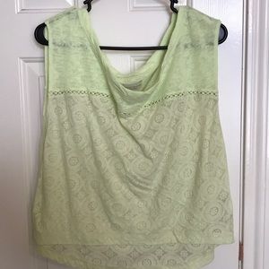 Gilly Hicks Lime Green Blouse Size S